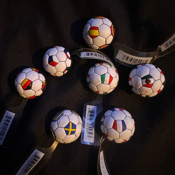 CROCS Accessories Authentic Rare Soccer Balls Croc Charm Jibbitz Set Poshmark